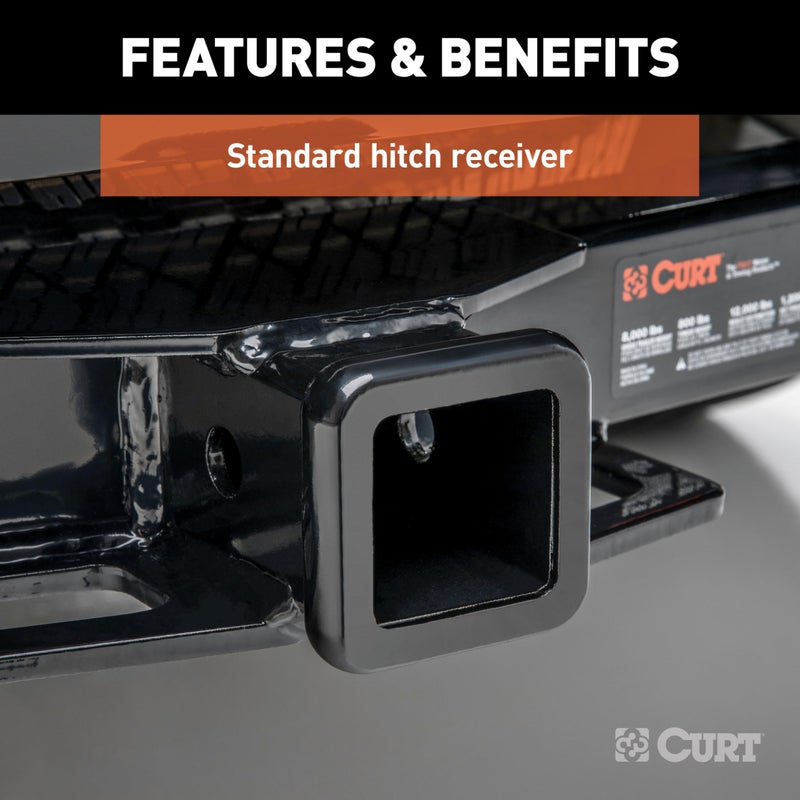 CURT 13419 Class 3 Trailer Hitch, 2-Inch Receiver, Fits Select Ram 1500 - Image 4